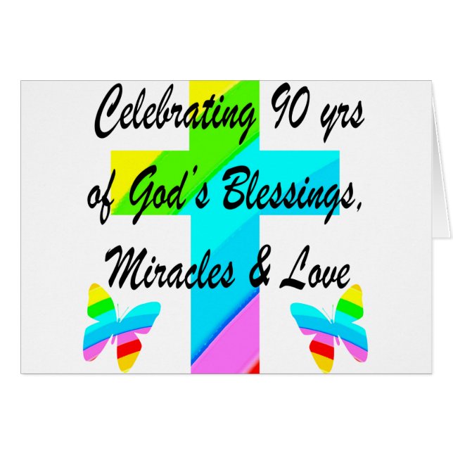 CHRISTIAN 90TH (Front Horizontal)