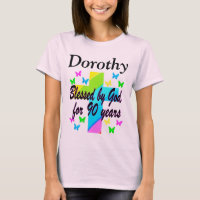 CHRISTIAN 90TH BIRTHDAY PERSONALIZED T SHIRT
