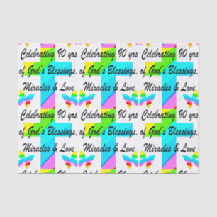 CHRISTIAN 90TH TISSUE PAPER