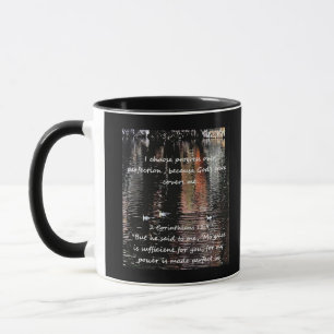 Christian Affirmation Quote & Corresponding Bible  Mug