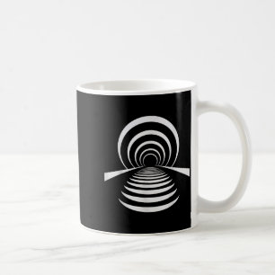 Christian Afterlife Illusion Tunnel Retro Abstract Coffee Mug