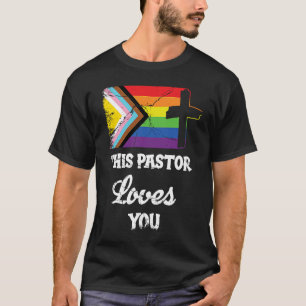 Christian Ally Inclusive Pride Clergy This Pastor T-Shirt