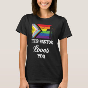 Christian Ally Inclusive Pride Clergy This Pastor T-Shirt