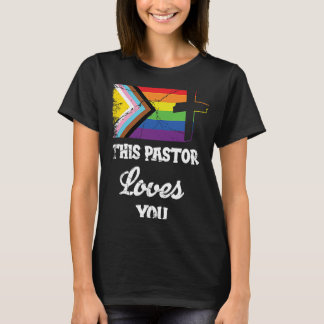 Christian Ally Inclusive Pride Clergy This Pastor T-Shirt