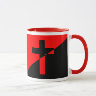 Christian Anarchist Anarchy Christianity Flag Mug