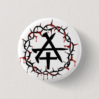 Christian Anarchy 1 Inch Round Button
