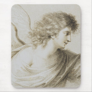 Christian angel by Francesco Bartolozzi Mouse Pad