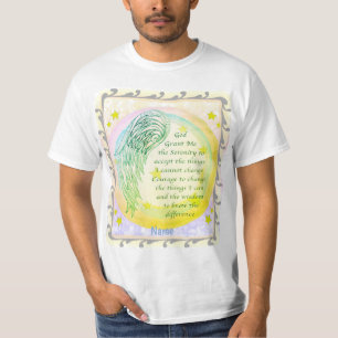 Christian Angel Serenity Prayer T-Shirt
