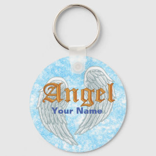 Christian Angel Wings  Keychain