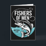 Christian Angler Fishers Of Men Matthew 4 19 Verse Card<br><div class="desc">Christian Angler Fishers Of Men Matthew 4 19 Verse _3</div>