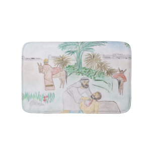 Christian Artwork The good Samaritan Bath Mat