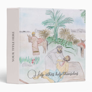 Christian Artwork The good Samaritan Binder