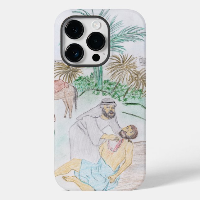 Christian Artwork The good Samaritan Case-Mate iPhone Case (Back)