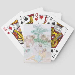 Christian Artwork The good Samaritan Playing Cards