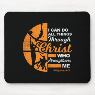 Christian Athlete Apparel Sports Philippians 4 13  Mouse Pad