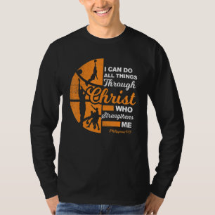 Christian Athlete Apparel Sports Philippians 4 13 T-Shirt