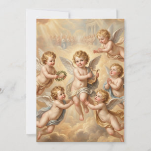 Christian Babies in Heaven Thank You Card
