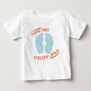 Christian baby t-shirt: Follow Jesus Baby T-Shirt