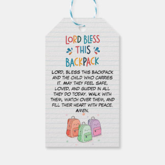 Christian Back to School Gift for Kids Tags