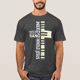 Christian Band  Musician Rock Music Piano T-Shirt