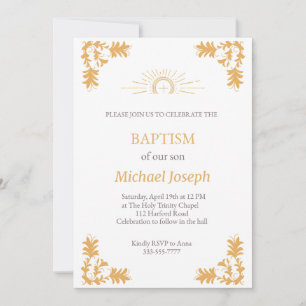 CHRISTIAN BAPTISM INVITATION