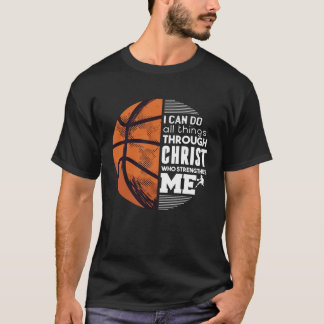 Christian Basketball Christ T-Shirt