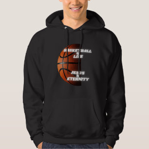 Christian Basketball Kids Athlete Religious Jesus Hoodie