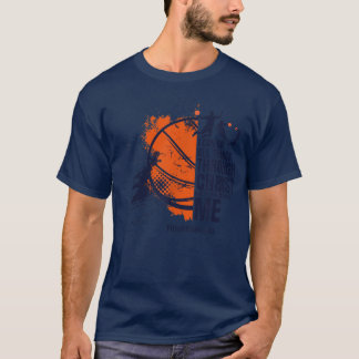 Christian Basketball s Men Boys Kids Religious Gif T-Shirt
