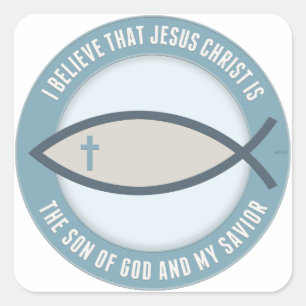 Christian Believers Square Sticker