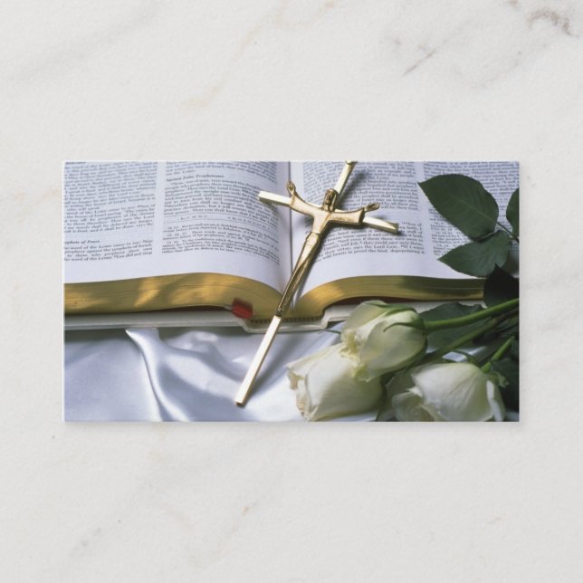 Christian Bible Business Card-See back Business Card (Front)
