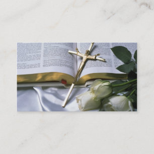 Christian Bible Business Card-See back Card