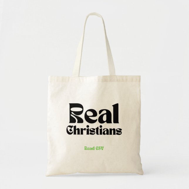 Christian Bible ESV Funny Church Merch Tote Bag (Front)