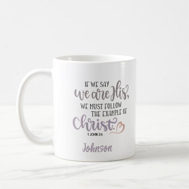 Christian Bible Scripture Coffee Mug (Left)
