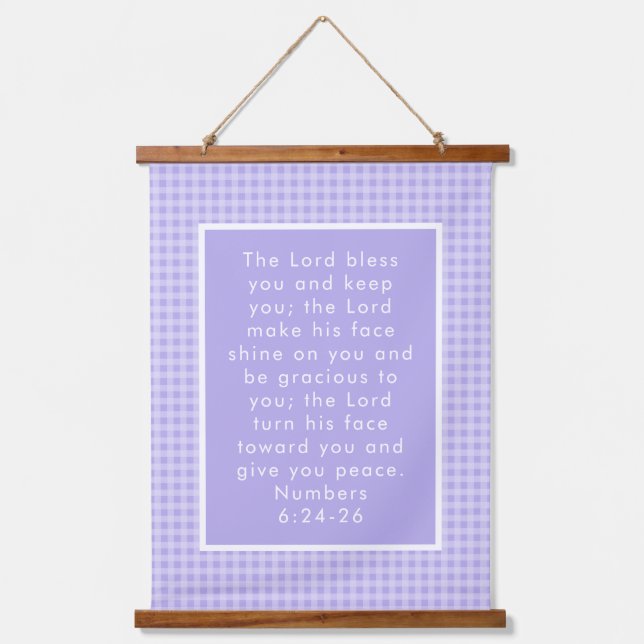 Christian Bible Verse Art  Hanging Tapestry (Front)