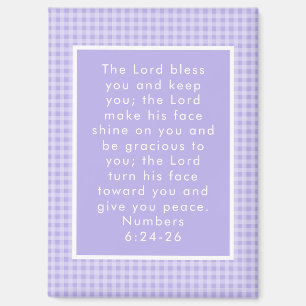Christian Bible Verse Art  Magnet