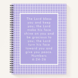 Christian Bible Verse Art  Notebook