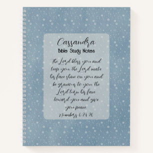 Christian Bible Verse Art  Notebook