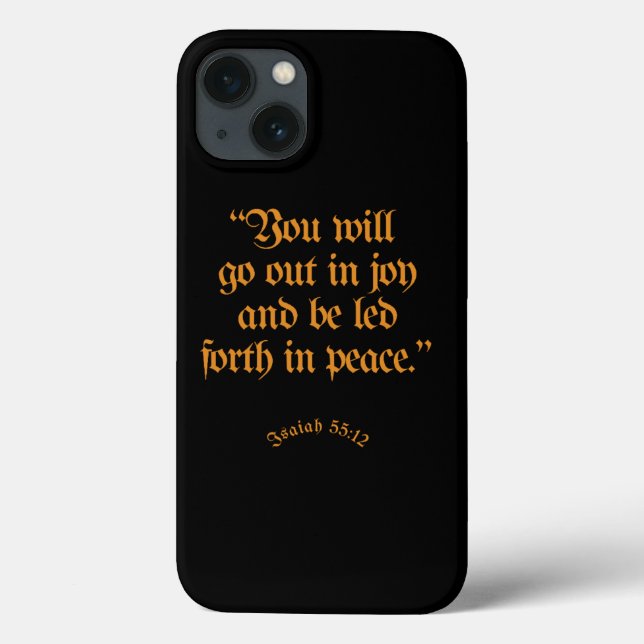 Christian Bible Verse Case-Mate iPhone Case (Back)