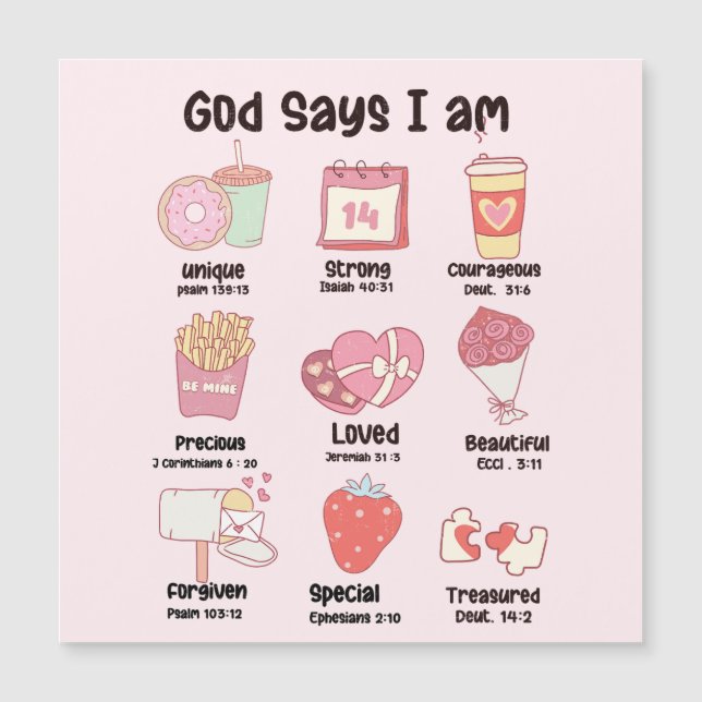 Christian Bible Verse Cute Valentine  (Front)