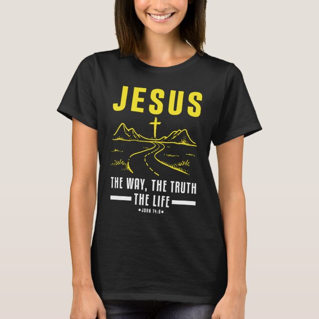 Christian Bible Verse Faith Believer Follower  1 T-Shirt (Front)