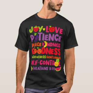 Christian Bible Verse Fruit Of The Spirit Galatian T-Shirt