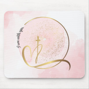Christian Bible Verse: I Am With You Mousepad