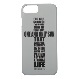Christian Bible Verse John 3:16 iPhone 8/7 Case