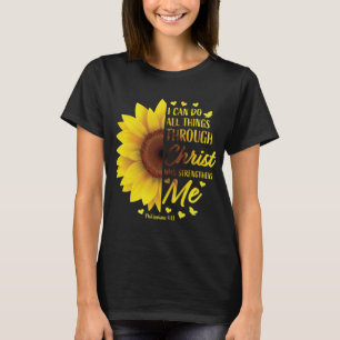 Christian Bible Verse Philippians 413 Gifts Women  T-Shirt
