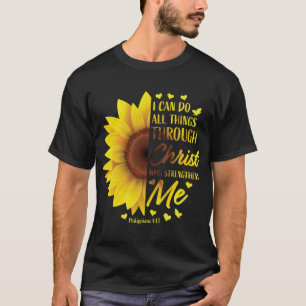 Christian Bible Verse Philippians 413 Gifts Women  T-Shirt