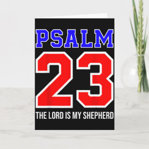 Christian Bible Verse Psalm 23 The Lord Is My Shep Card