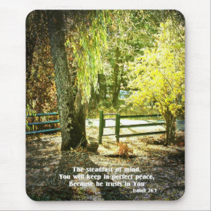 Christian Bible Verse Scripture Creationarts Mouse Pad