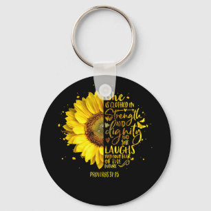 Christian Bible Verse Scripture Religious Keychain