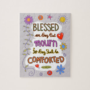Christian Bible Verse Scripture Text Doodle Jigsaw Puzzle