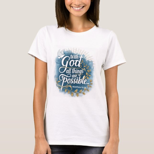 Christian Bible Verse T-Shirt (Front)